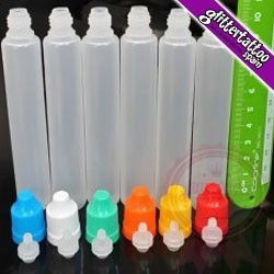 Lot of 6 soft 30ml empty bottles