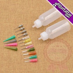 2 Applicators for Henna and Jagua 30ml with 16 tips