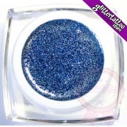 Facial / body glitter gel 10ml -blue