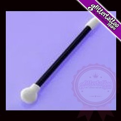 Double applicator for glitter