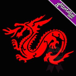 Dragon flame - 10cm x 7cm - Ref- 0122