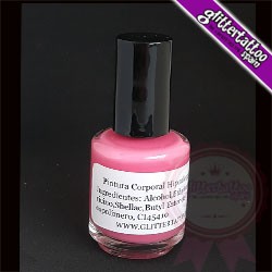 Pintura Corporal Rosa 15ml con pincel