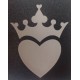 Heart Crown - 7cm alto