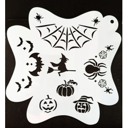 Airbrush Halloween Stencil 19 x 19cm