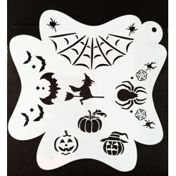 Halloween plantilla Para aerógrafo 19x19cm