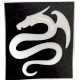 Winged dragon stencil - 7cm x 6,5cm