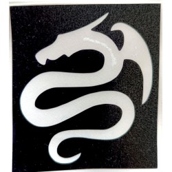 Winged dragon stencil - 7cm x 6,5cm