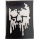 Skull stencil 11,5 x 8,5cm