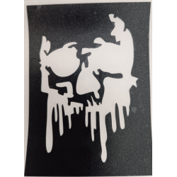 Skull stencil 11,5 x 8,5cm