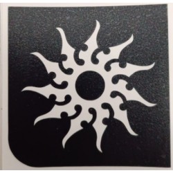 Sun stencil 7,5 x 7,5cm