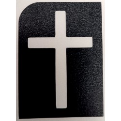 Cross stenci 6,5 x 4,5cm