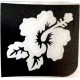 Large Hibiscus stencil 9 x 8cm