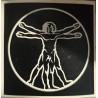 Pack of 6 Universal Man stencil - 6.5 x 6,5cm