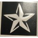 Pack de 9 Estrella de 5 puntas 5x5cm