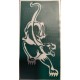 Pack de 4 Pantera grandes 14cm x 7cm