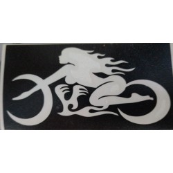 Pack de 6 Chicas Harley 10,5 x 5,5cm