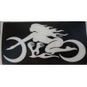 Pack of 10 Harley girls 12cm x 6,5cm